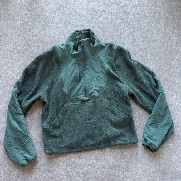 Lululemon Jackets & Blazers - Lululemon Fleece Ripstop Hiking Pullover Quarter Zip Sweater Jacket